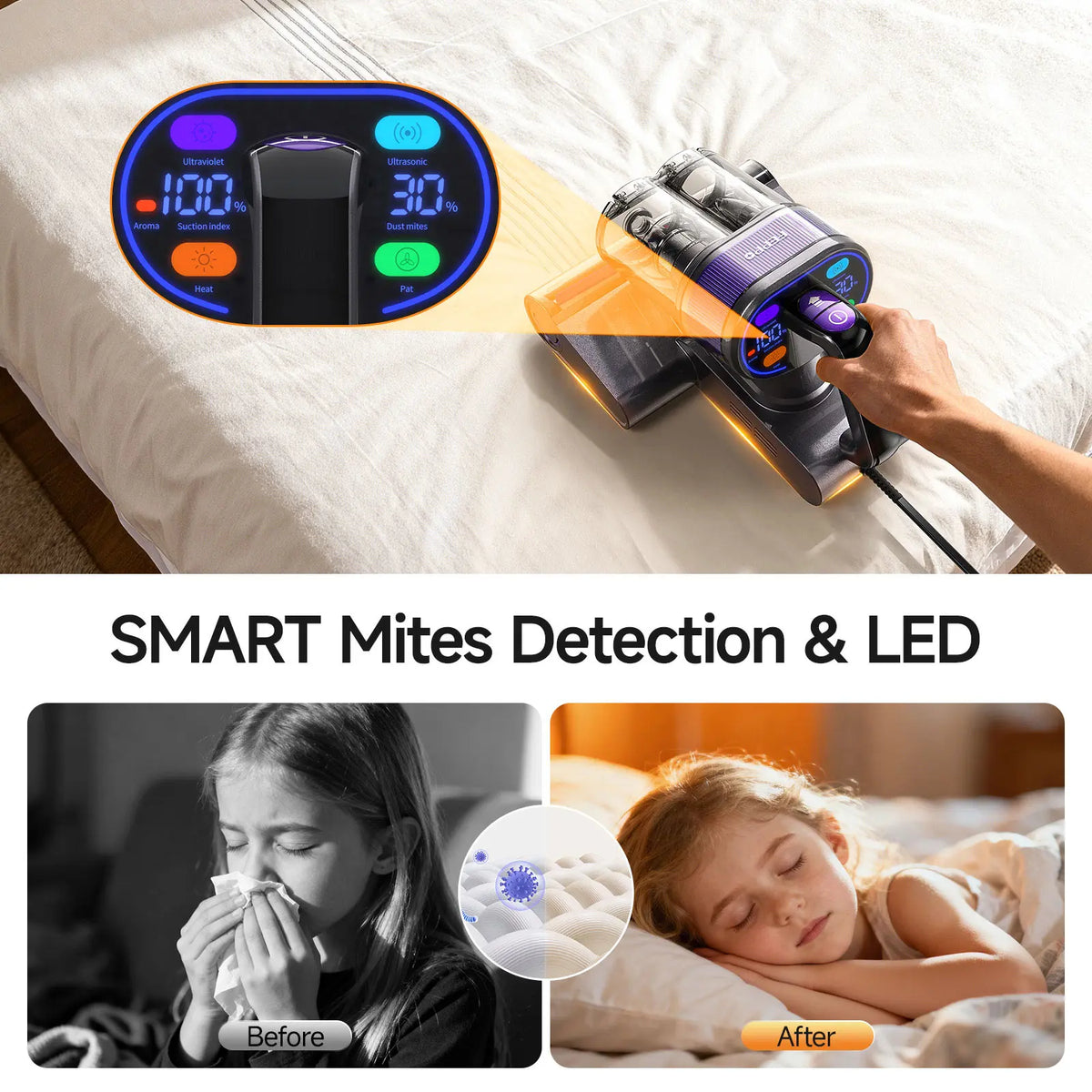 FEPPO Mattress Vacuum Cleaner Pro